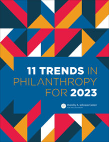 11 Trends in Philanthropy for 2023 from the Dorothy A. Johnson Center for Philanthropy